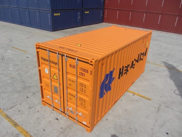 Container 20 fot oransje 1. tur (ny)